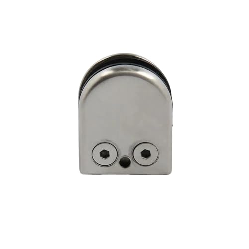 12 teile/los Glas Klemme Edelstahl Clip Flache Rückseite Halterung for Balustrade 6-12 MM Halter für Balustrade, Treppenhaus-Handlauf(10-12MM) von ZYFHYU