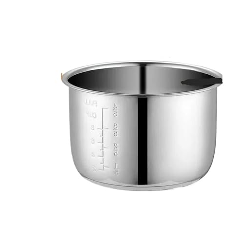 5L Elektrischer Schnellkochtopf-Innenbehälter, Multikocher-Schüssel, Edelstahlbehälter for Kochen von Suppenbrei Zum Kochen Und Brei-zubereiten von ZYFHYU