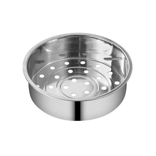 Abtropfkorb aus Edelstahl 304, Dampfkorb mit Verbrühschutz, Dampfgriff, Dampfgitter, Reiskocher, Kochwerkzeug für Küche(A-22.5cm) von ZYFHYU