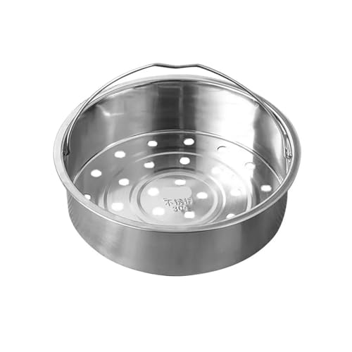 Abtropfkorb aus Edelstahl 304, Dampfkorb mit Verbrühschutz, Dampfgriff, Dampfgitter, Reiskocher, Kochwerkzeug für Küche(C-20cm) von ZYFHYU