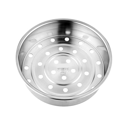 Dampfgitter Dampfkorb Verdickter Edelstahl 304 Vollsortiment Haushaltsküchengeräte Dampfgarer mit großem Loch für Küche(20CM) von ZYFHYU