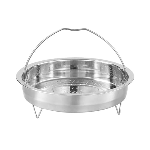 Dampfkorb Aus Edelstahl For Schnellkochtöpfe, Dampfkorb Mit Griff, Dampfgitter, Abtropffläche, Kochutensilien für Küche(24cm) von ZYFHYU