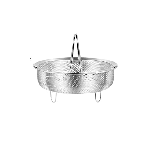 Dampfkorb aus Edelstahl mit Silikongriff, Dampfgitter, Abtropffläche for Reis, Schnellkochtopf, Kochutensilien für Küche(14cm) von ZYFHYU