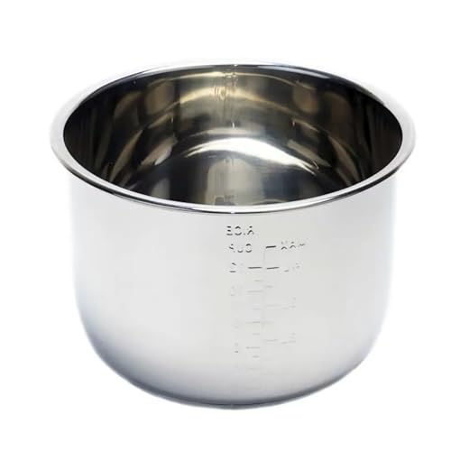 Edelstahl Innentopf 8L Reiskocher Schnellkochtopf Mit Doppelboden Universal Zum Kochen Und Brei-zubereiten von ZYFHYU
