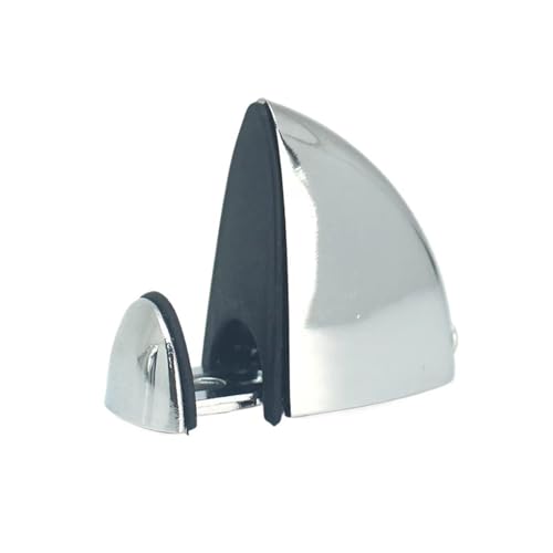 Einstellbare Zinklegierung Fischmaul Clip Glasklemmhalter Glas Holzregale Unterstützung Regalhalterungen for Glasregale für Balustrade, Treppenhaus-Handlauf(XL) von ZYFHYU