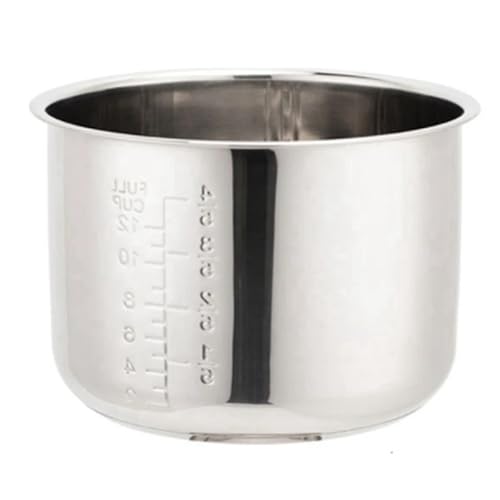 Innentopf for Schnellkochtöpfe, Innentopf for Reiskochtöpfe, Innentopf aus Edelstahl, Innentopf for Minutenkochtöpfe Zum Kochen Und Brei-zubereiten von ZYFHYU