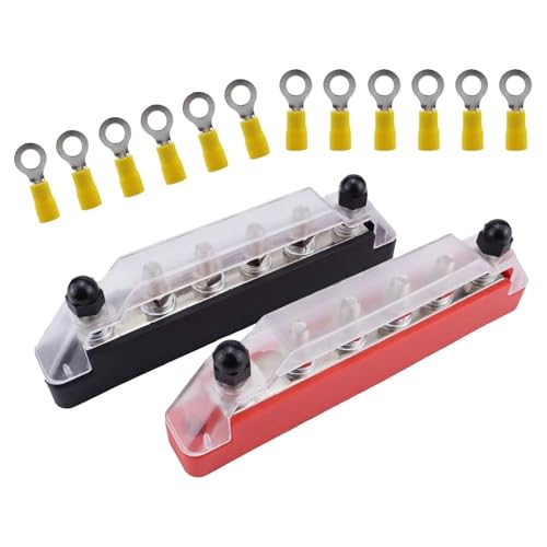 M6-Sammelschienen-Mehrzweck-Stromverteilerblock for Marineboote, Wohnwagen und Wohnmobile für Auto Marine RV Wohnmobil Lkw Elektrik System M6-Sammelschienen-Mehrzweck-Stromverteilerblock for Marineboote, Wohnwagen und Wohnmobile für Auto Marine RV Wohnmobil Lkw Elektrik System von ZYFHYU