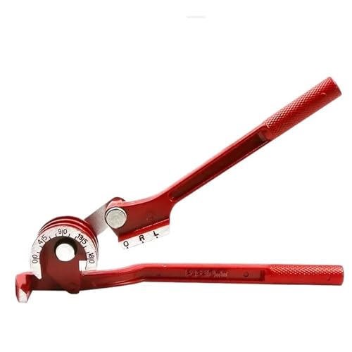 Rohrbieger Kombi, 90/180 Grad, 3 in 1, Rohrbiegewerkzeug, Werkzeug für Kraftstoffleitungen und Bremsen, metrisch, Klempnerarbeiten für Kupfer, Messing, weiches Metall und Aluminium (180 Grad) von ZYFHYU