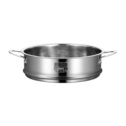 Universal-Einsatzpfannen, Lebensmittelkorb, Edelstahl-Dampfgestell, Edelstahl-Gemüsedampferpfanne, Dampfeinsatz, Dampfkorb für Küche(22cm with ear) von ZYFHYU