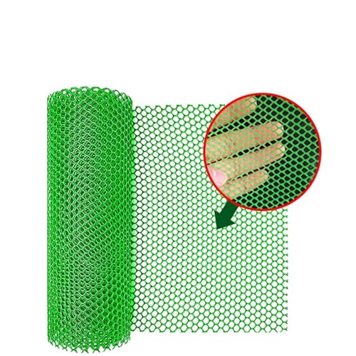 ZYFHYU Breite 1M Balkon Katze Haustier Anti-Falling Net Garten Zaun Mesh Fenster Kunststoff Gitter Mesh Kinder Treppe Fall Schutz Netting für Garten Haus Hof(Mesh 12mm-Green,1x1m) von ZYFHYU