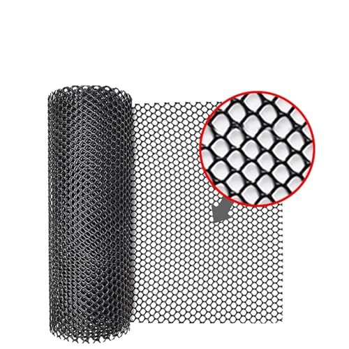 ZYFHYU Breite 1M Balkon Katze Haustier Anti-Falling Net Garten Zaun Mesh Fenster Kunststoff Gitter Mesh Kinder Treppe Fall Schutz Netting für Garten Haus Hof(Mesh 25mm-Black,1x2m) von ZYFHYU