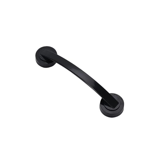 ZYFHYU Innentür Saugnapf Türgriff Kühlschrank Kleiderschrank Schublade Badezimmer Sicherheit Haltegriff Glas Schiebetür Ohne Stanzen für Duschtür Glastüren(Black-XL) von ZYFHYU