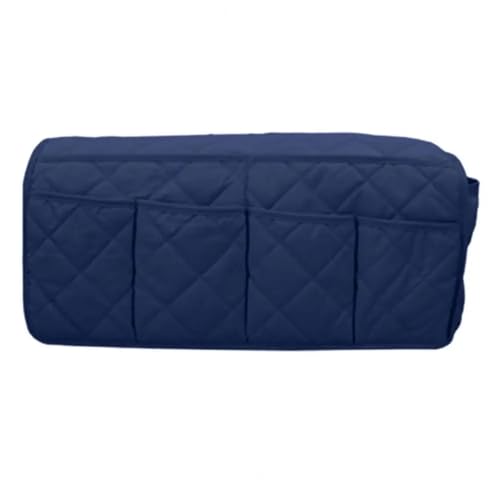 ZYFHYU Sofa Armlehne Organizer Couch Sessel Hängende Aufbewahrungstasche Anti-Rutsch Nachttischtasche für Badezimmer, Toilette und Dusche(Dark Blue) von ZYFHYU