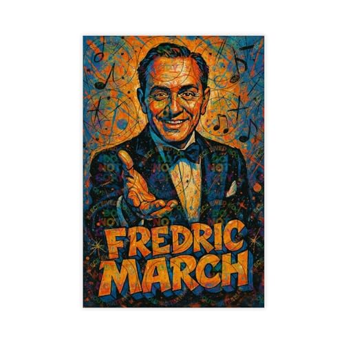 ZYGNBHL Filmschauspieler Fredric_March Leinwand-Kunstposter und Wandkunst, Bilddruck, moderne Familienschlafzimmer-Dekoration, ungerahmt, 40,6 x 61 cm ZYGNBHL Filmschauspieler Fredric_March Leinwand-Kunstposter und Wandkunst, Bilddruck, moderne Familienschlafzimmer-Dekoration, ungerahmt, 40,6 x 61 cm von ZYGNBHL