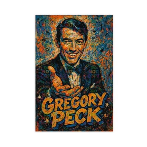 ZYGNBHL Filmschauspieler Gregory_Peck Poster Wandkunst Leinwand Schlafzimmer Dekor Büro Zimmer Küche Dekor Geschenk Unframe 50,8 x 76,2 cm ZYGNBHL Filmschauspieler Gregory_Peck Poster Wandkunst Leinwand Schlafzimmer Dekor Büro Zimmer Küche Dekor Geschenk Unframe 50,8 x 76,2 cm von ZYGNBHL