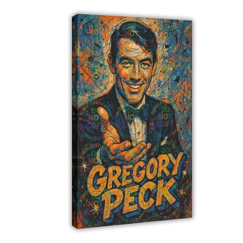 ZYGNBHL Filmschauspieler Gregory_Peck Poster Wandkunst Leinwand Schlafzimmer Dekor Büro Zimmer Küche Dekor Geschenkrahmen 50,8 x 76,2 cm ZYGNBHL Filmschauspieler Gregory_Peck Poster Wandkunst Leinwand Schlafzimmer Dekor Büro Zimmer Küche Dekor Geschenkrahmen 50,8 x 76,2 cm von ZYGNBHL