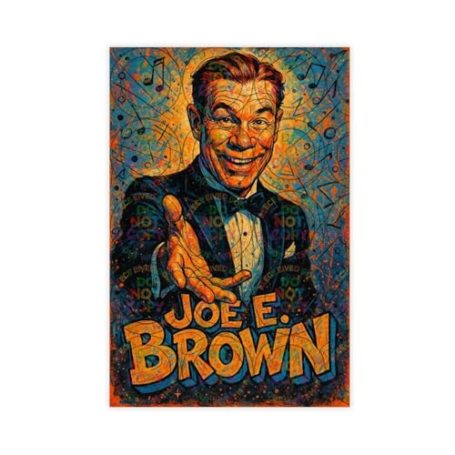 ZYGNBHL Filmschauspieler Joe_E._Brown Poster Schlafzimmer Leinwand Dekor Sportlandschaft Büro Zimmer Dekor Geschenk Unframe 50,8 x 76,2 cm von ZYGNBHL