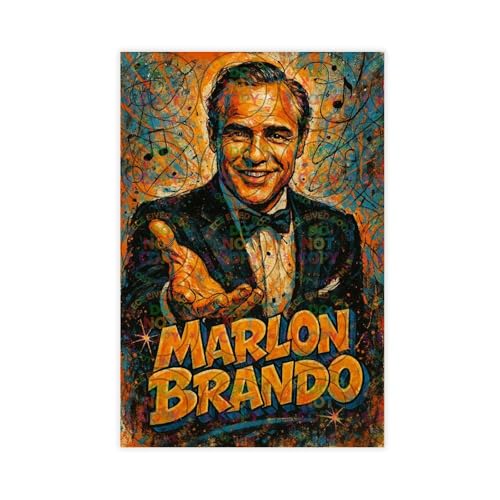 ZYGNBHL Filmschauspieler Marlon_Brando Leinwand-Kunstposter und Wandkunst, Bilddruck, moderne Familienschlafzimmer-Dekoration, ungerahmt, 40,6 x 61 cm ZYGNBHL Filmschauspieler Marlon_Brando Leinwand-Kunstposter und Wandkunst, Bilddruck, moderne Familienschlafzimmer-Dekoration, ungerahmt, 40,6 x 61 cm von ZYGNBHL