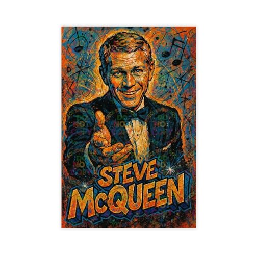 ZYGNBHL Filmschauspieler Steve_McQueen Poster Schlafzimmer Leinwand Dekor Sport Landschaft Büro Zimmer Dekor Geschenk Unframe 50,8 x 76,2 cm ZYGNBHL Filmschauspieler Steve_McQueen Poster Schlafzimmer Leinwand Dekor Sport Landschaft Büro Zimmer Dekor Geschenk Unframe 50,8 x 76,2 cm von ZYGNBHL