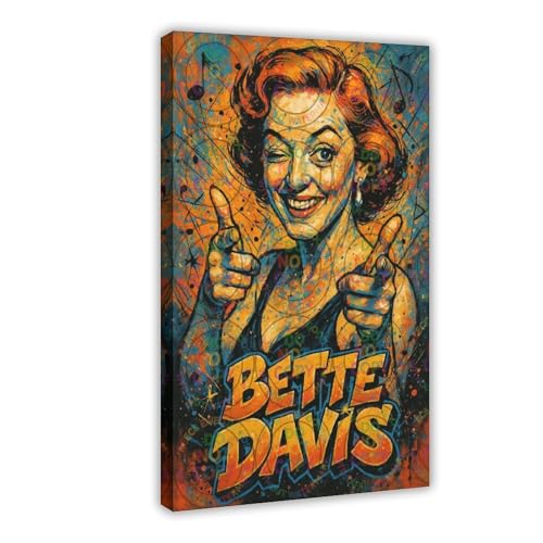 ZYGNBHL Filmschauspielerin Bette_Davis Niedliches Action-Leinwand-Kunst-Poster und Wandkunst, Bilddruck, moderner Familienschlafzimmer-Dekorrahmen, 30,5 x 45,7 cm ZYGNBHL Filmschauspielerin Bette_Davis Niedliches Action-Leinwand-Kunst-Poster und Wandkunst, Bilddruck, moderner Familienschlafzimmer-Dekorrahmen, 30,5 x 45,7 cm von ZYGNBHL
