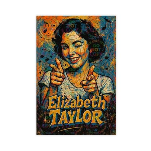 ZYGNBHL Filmschauspielerin Elizabeth_Taylor' Smile Poster Schlafzimmer Leinwand Dekor Sportlandschaft Büro Zimmer Dekor Geschenk Unframe 30,5 x 45,7 cm ZYGNBHL Filmschauspielerin Elizabeth_Taylor' Smile Poster Schlafzimmer Leinwand Dekor Sportlandschaft Büro Zimmer Dekor Geschenk Unframe 30,5 x 45,7 cm von ZYGNBHL