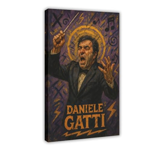 ZYGNBHL Raumdekorationsposter "Dirigent Daniele_Gatti", 30 x 45 cm von ZYGNBHL