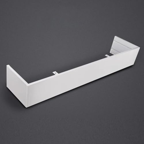 Fenstervorhang-Balkenkasten, Deckenvorhang-Balkenkasten ohne Schienen, zuschneidbarer Vorhang-Balken für doppelte Vorhangschiene, Schlafzimmer-Dekorativer Vorhang-Volant, Deckenvorhangschienenabdeck von ZYGPH