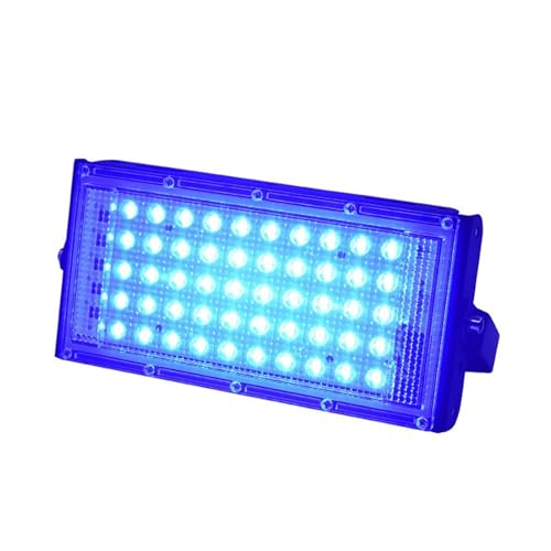 ZYGPH 50 W Rot/Grün/Blau/Weiß LED Flutlicht Außen Flutlicht Strahler Wasserdicht Außen Straßen Wandlampe Strahler - LED Flutlicht (Rosso) von ZYGPH