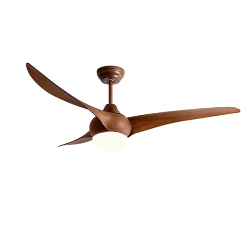 ZYGPH Deckenventilatoren im amerikanischen Stil mit Lichtern Großer Windkraftventilator mit Kronleuchter Kreativer Retro-Deckenventilator mit 6 Geschwindigkeiten und umkehrbarem Propeller von ZYGPH