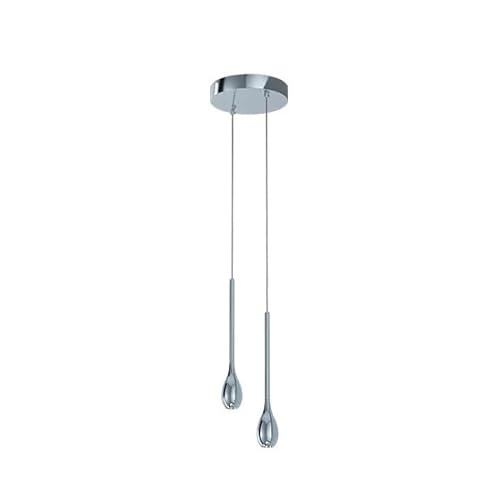 ZYGPH Dekoration Chrom Moderne Lange Pendelleuchten LED Kücheninsel Spüle Weiß Linear Kronleuchter 5W Cob Lange Röhre Hängende Deckenlampe Leuchte für Schlafzimmer Esszimmer Flur/Chrom ZYGPH Dekoration Chrom Moderne Lange Pendelleuchten LED Kücheninsel Spüle Weiß Linear Kronleuchter 5W Cob Lange Röhre Hängende Deckenlampe Leuchte für Schlafzimmer Esszimmer Flur/Chrom von ZYGPH