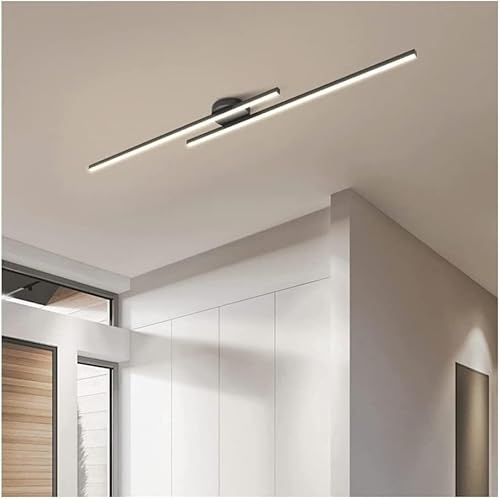 ZYGPH Halbbündige Deckenleuchten, Deckenleuchten Minimalistische Lange Streifen-Deckenleuchte Moderne lineare Deckenlampe Halbbündige Deckenleuchte Flur von ZYGPH