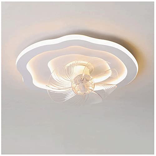ZYGPH Innenbeleuchtung 48W stufenlos dimmbare Deckenventilatorleuchte, kann den Kopf schütteln 360° Luftzufuhr Deckenventilator, Unterputzmontage flügellose Deckenventilatoren Pendelleuchte von ZYGPH