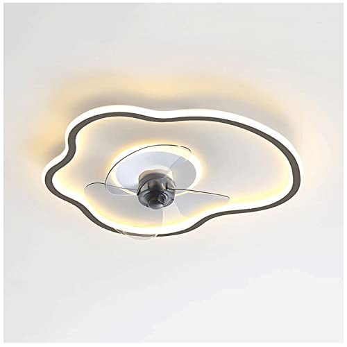 ZYGPH Innenbeleuchtung Energiesparende und leise Deckenventilatorleuchte, schnell zu installierender und Abnehmbarer und waschbarer Deckenventilator, 45-W-LED-Kronleuchter-Pendelleuchte von ZYGPH