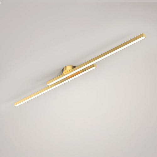 ZYGPH Lineare LED-Deckenleuchte – Unterputzlampe für Flur, Wohnzimmer, Schlafzimmer, Küche – minimalistische Kronleuchterleuchte mit Langen Streifen von ZYGPH