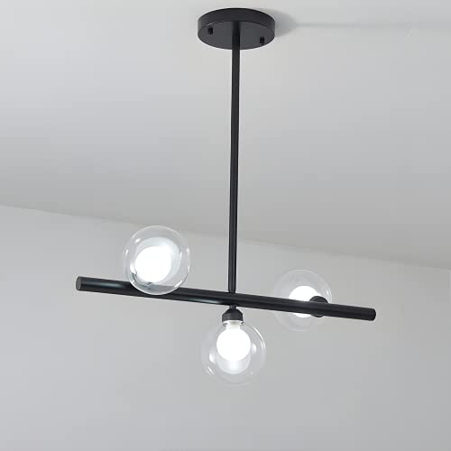 ZYGPH Mid-Century Modern Globe Kronleuchter Glod Linear Island Light mit Glasschirm Kugel Pendelleuchte für Kücheninsel - 5 Lichter kleines Geschenk ZYGPH Mid-Century Modern Globe Kronleuchter Glod Linear Island Light mit Glasschirm Kugel Pendelleuchte für Kücheninsel - 5 Lichter kleines Geschenk von ZYGPH