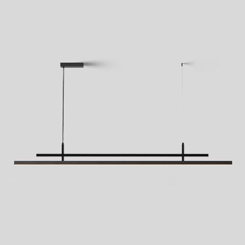 ZYGPH Moderne LED-Pendelleuchte mit Dimmfunktion für Esstisch, Kücheninsel und Wohnzimmer, schwarzer linearer Kronleuchter mit Fernbedienung ZYGPH Moderne LED-Pendelleuchte mit Dimmfunktion für Esstisch, Kücheninsel und Wohnzimmer, schwarzer linearer Kronleuchter mit Fernbedienung von ZYGPH