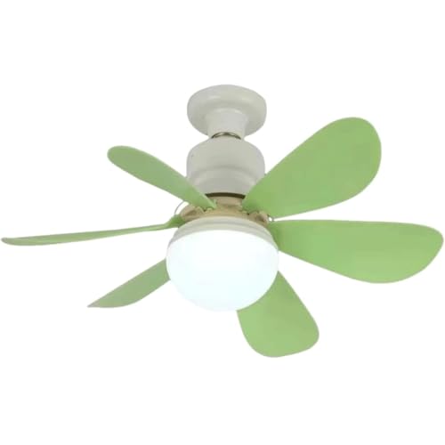ZYGPH Ventilatorlicht E27 Schraubmund Haushalt Leises kleines Ventilatorlicht Intelligentes Deckenventilatorlicht Restaurant Schlafzimmer Ventilatorlicht von ZYGPH