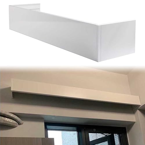 ZYGPH Verdunkelungsvorhang-Volantkasten für Fenster – Dekorative Decken-/Wandmontage, Querbehang, schienenlose Gardinenstangenabdeckung, Blende, 1–6 m Länge (170 cm) von ZYGPH