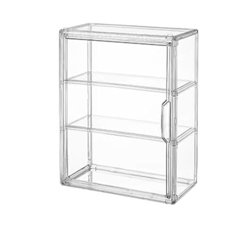 Acryl-Vitrine, Verstellbare Zeichen Vitrine Mit Magnetischen Transparent Stapelbar Stapelbar Geeignet for Bücher, Puppen, Kosmetik, Parfums Staubdicht Display Racks(27x13x36cm(10.6x5.1x14.1in)) von ZYHAOYAN