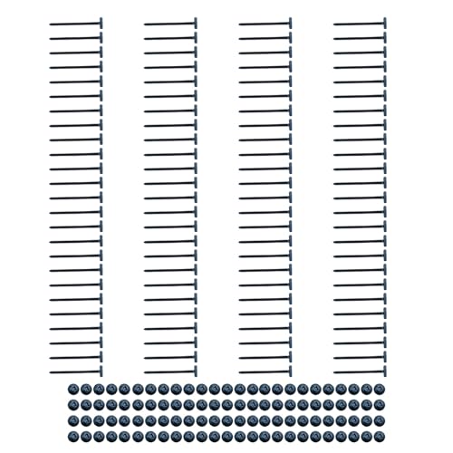 20/50/100 Stück Nylon Universal Kabelbinder Schnalle Kabelbinder dauerhafte Verriegelung Kabelbinder Gurte für Kotflügel Platte Kofferraum Autoreparatur Verriegelung Kabelbinder Halter Werkzeug von ZYHARUKO