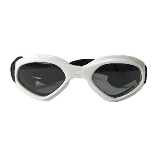 Haustier-Sonnenbrille für Hunde, winddicht, mit verstellbarem Riemen, faltbares Design, für Outdoor-Reisen, Haustierzubehör von ZYHARUKO