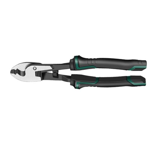 Leistungsstarkes Abisolierwerkzeug, 2 Funktionen, Design, Metallkonstruktion, Komfortgriff für elektrische Arbeiten, multifunktionaler Drahtschneider und Abisolierzange Leistungsstarkes Abisolierwerkzeug, 2 Funktionen, Design, Metallkonstruktion, Komfortgriff für elektrische Arbeiten, multifunktionaler Drahtschneider und Abisolierzange von ZYHARUKO
