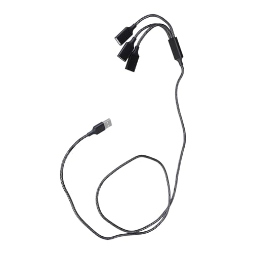 Multiports USB 2.0 Splitterkabel, USB-Stecker auf 3 USB-Buchsen, Kabel für effizientes Laden und Datenübertragung auf Laptop-Hub Multiports USB 2.0 Splitterkabel, USB-Stecker auf 3 USB-Buchsen, Kabel für effizientes Laden und Datenübertragung auf Laptop-Hub von ZYHARUKO