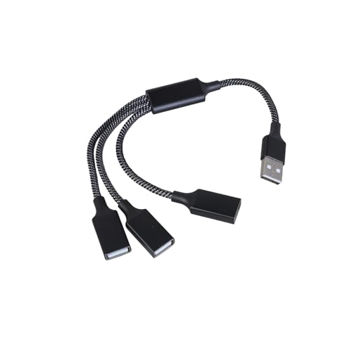 Multiports USB 2.0 Splitterkabel, USB-Stecker auf 3 USB-Buchsen, Kabel für effizientes Laden und Datenübertragung auf Laptop-Hub Multiports USB 2.0 Splitterkabel, USB-Stecker auf 3 USB-Buchsen, Kabel für effizientes Laden und Datenübertragung auf Laptop-Hub von ZYHARUKO