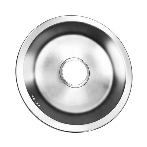 Single Bowl Dish Washing Sink Stainless Steels Round Kitchen Sinks Dishwashing Pool Hand Wash Basin Sink Enduring Stainless Steels Round Kitchen Sinks von ZYHARUKO