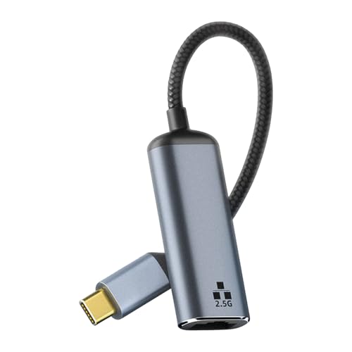 Typ-C auf 2500 m RJ45-Gigabit-Ethernet-Adapter, 2500 Mbit/s, schnelle Geschwindigkeit, Netzwerkverbindungskarte, weit verbreitet Typ-C auf 2500 m RJ45-Gigabit-Ethernet-Adapter, 2500 Mbit/s, schnelle Geschwindigkeit, Netzwerkverbindungskarte, weit verbreitet von ZYHARUKO