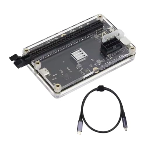 ZYHARUKO Externes Grafikkarten-Dock, externes GPU-Dock, JHL6340 Chip mit 60 cm schnellem USB-Datenkabel, effiziente PCIe-Erweiterungskarte für Laptop ZYHARUKO Externes Grafikkarten-Dock, externes GPU-Dock, JHL6340 Chip mit 60 cm schnellem USB-Datenkabel, effiziente PCIe-Erweiterungskarte für Laptop von ZYHARUKO