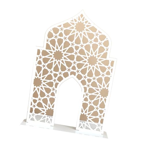 ZYHARUKO Moschee Form Tisch Acryl Bücherregal Moschee Tisch Ornament Eid Mittelstück Acryl Form Ornament Eid Display ZYHARUKO Moschee Form Tisch Acryl Bücherregal Moschee Tisch Ornament Eid Mittelstück Acryl Form Ornament Eid Display von ZYHARUKO