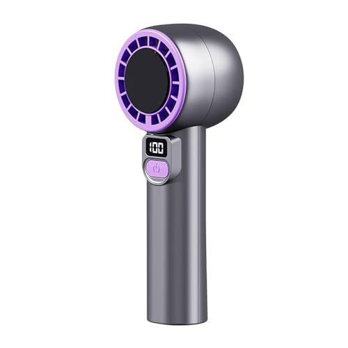 ZYHARUKO Tragbarer Handventilator, 199 Geschwindigkeiten, kleiner Kühltisch, leise, mit Digitalanzeige, USB-wiederaufladbarer Tisch, USB, wiederaufladbar für den Außenbereich ZYHARUKO Tragbarer Handventilator, 199 Geschwindigkeiten, kleiner Kühltisch, leise, mit Digitalanzeige, USB-wiederaufladbarer Tisch, USB, wiederaufladbar für den Außenbereich von ZYHARUKO