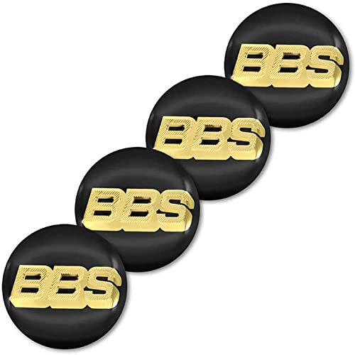 ZYHHDP 4 X Reifen & Felgen Radnabenkappen Emblem-Aufkleber Aufkleber, füR BBS RM RZ RG RS 56mm Staubdichtes Styling-ZubehöR von ZYHHDP